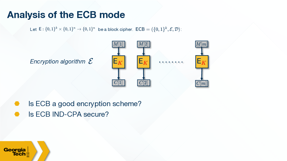 How to prove a scheme is not secure